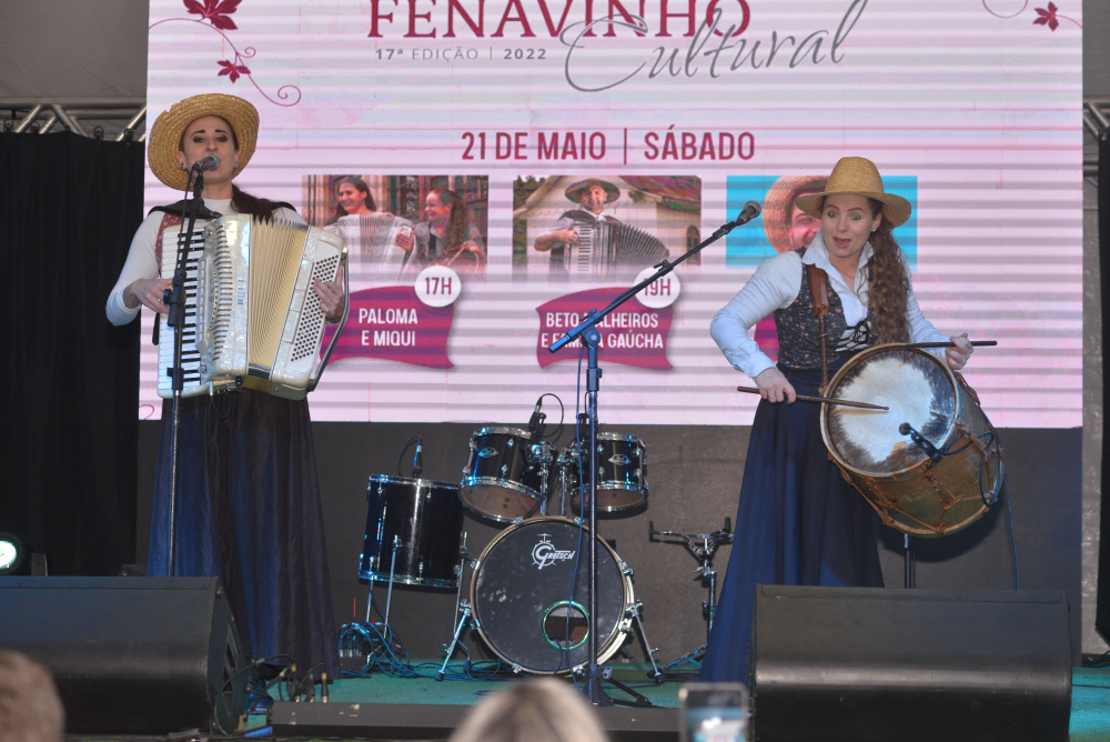Fenavinho Cultural promove shows gratuitos na Via del Vino
